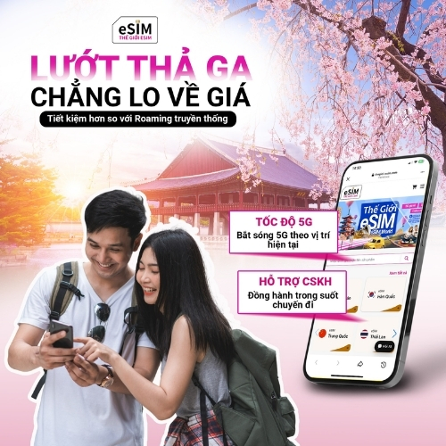 Sóng 5G từ nhà mạng lớn, nhận QR tức thì và hỗ trợ khách hàng tận tâm khi mua eSIM của Thế giới eSIM